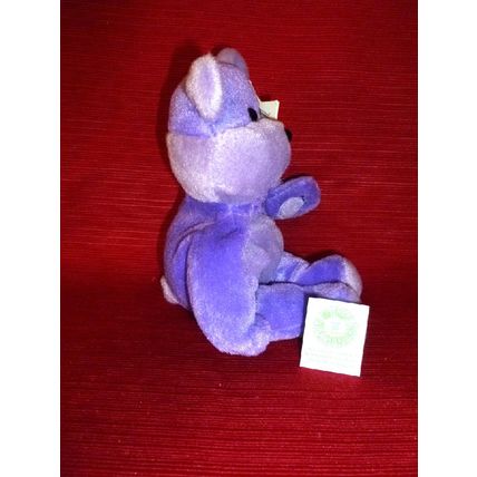 NWT JACUB OY MACCA BEANS COLLECTIBLE PURPLE PLUSH BEAR