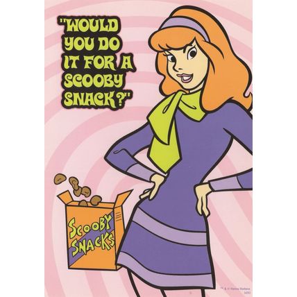 Scooby Snack Doo Daphne Rare Postcard