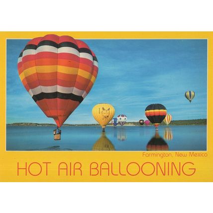 Hot Air Balloon Event at Farmington New Mexico USA Postcard