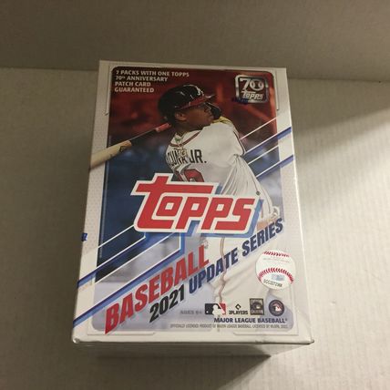 New 2021 Topps Baseball Update Series Blaster Box - 99 Cards