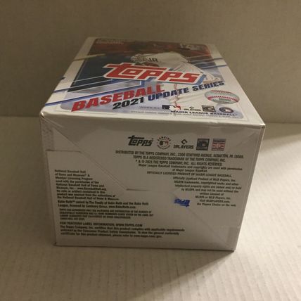 New 2021 Topps Baseball Update Series Blaster Box - 99 Cards