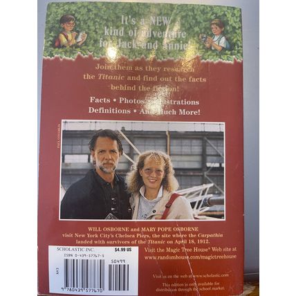 Magic Tree House Research Guide TITANIC Will & Mary Pope Osborne book Homeschool