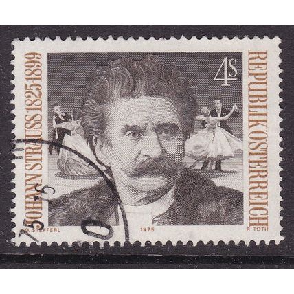 Austria 1975 Johann Strauss The Younger Fine Used SG 1744 VGC