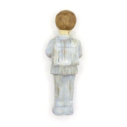 Julian Small Boy Dressed in Blue Ornament Figurine 12 CM Gift Home Decor Collect