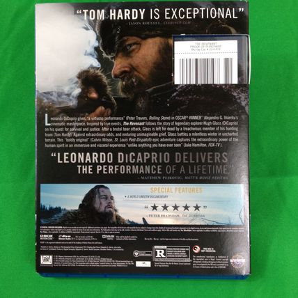 The Revenant - 2015 - Blu ray DVD w/slipcover - Rated R - Used