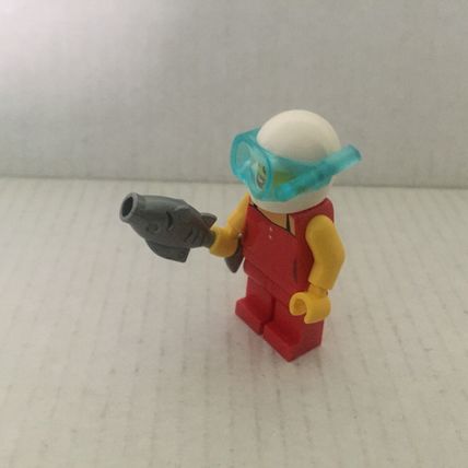 Official Lego Snorkler Woman with Fish Minifigure