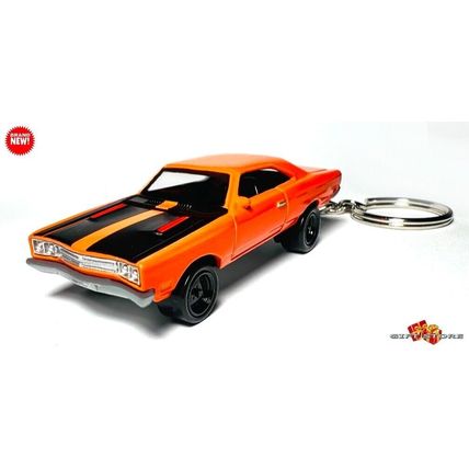 RARE KEYCHAIN ORANGE 69/70 PLYMOUTH ROAD RUNNER CUSTOM Ltd ED GREAT GIFT