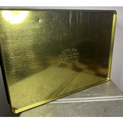 Sewing Metal Box Genuine Dodo 1983 London England EMPTY Collectible Tin Decor