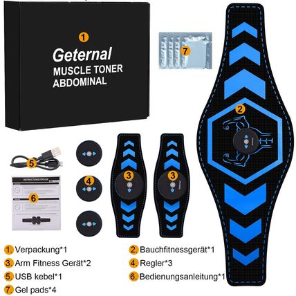 Ems Muscle Training Abdominal Muscle Stimulator Home Fitness Belt