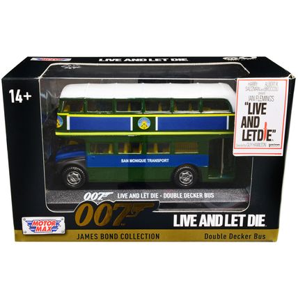 Double Decker Bus "San Monique Transport" James Bond 007 "Live and Let Die" (...
