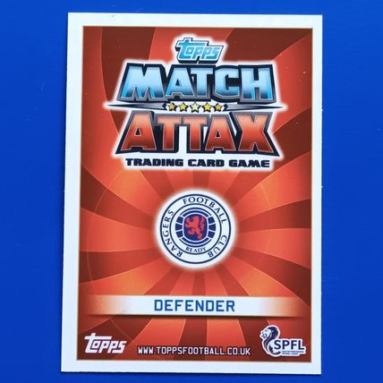 2016-17 Topps Match Attax SPFL LE3B GOLD James Tavernier LIMITED EDITION