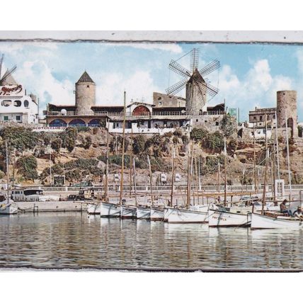 Palma de Mallorca Molinos Jonquet Spain Picture card 10.5 x 7.5cm VGC