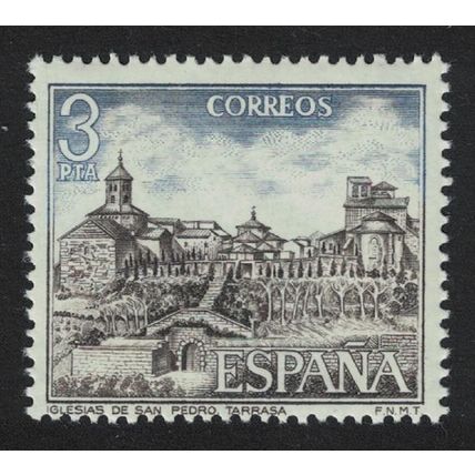 Spain 3p. St. Peter's Church Tarrasa 3p 1975 MNH SG#2313