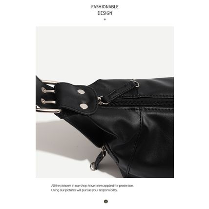 Women Crossbody Leather Handbag Black