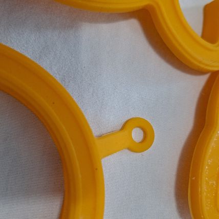Lot 6 Silicone PANCAKE/EGG MOLDS Butterfly Fish Duck Shaper maker