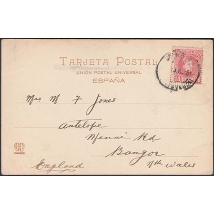 Ribera del Berbés, Vigo, 1905 - Hauser y Menet Tarjeta Postal