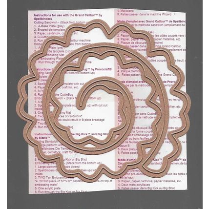 Spellbinders. Spiral Blossom Three Die. Die Cutting Cardmaking Scrapbooking