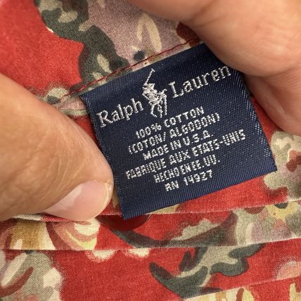 RALPH LAUREN Danielle Marseille Red Floral Full Queen Duvet Cover RARE!