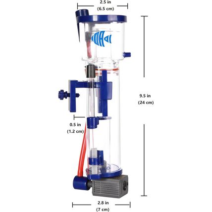 Nano Protein Skimmer for Saltwater Aquariums, DC Pinwheel Pump for 20 Gals Fish