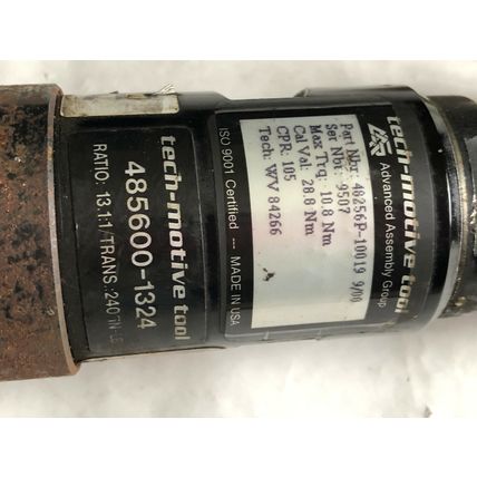 TECH-MOTIVE 48256P-10019 9/00 AUTOMATION ELECTRONIC CPR105 NUTRUNNER 3/8,FI