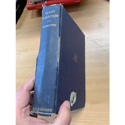 1927 1ST EDITION "MARY PONSONBY" by MAGDALEN PONSONBY BIOGRAPHY HB BOOK (P4)