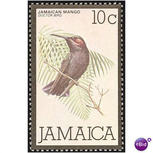 Jamaica 1980 10c Jamaican Mango Bird Unmounted Mint NHM SG468 Sc472