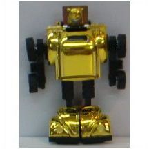 AUTOBOT ' VINTAGE ' MINI BUG car .. GOLD ( 1985 )