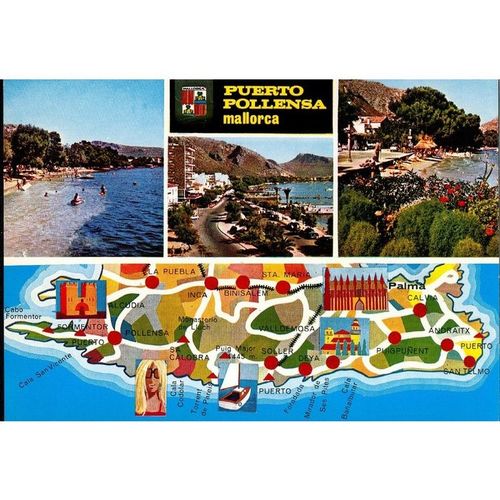 Spain Postcard - Mallorca - Puerto Pollensa - 2184