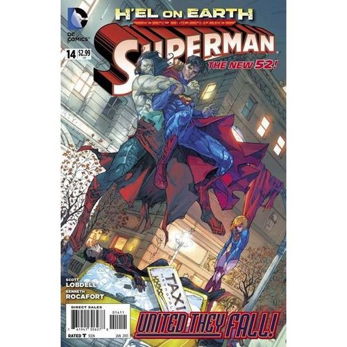 Superman (2011) #14 DC Comics New 52! Supergirl Superboy H'EL on Earth