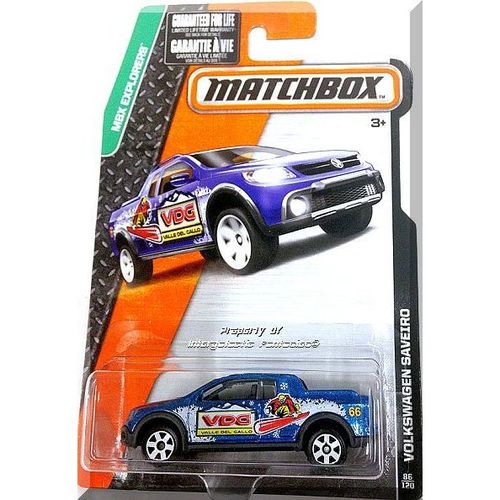 Matchbox - Volkswagen Saveiro: MBX Explorers #86/120 (2015) *Blue Edition*