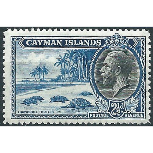 Cayman Islands 1935 SG101 2 1/2d Black & Blue Mounted Mint ....