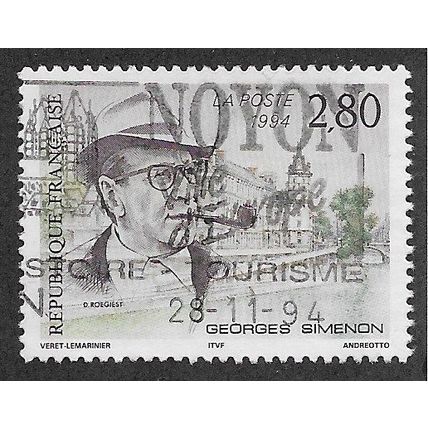 FRA 1994 2.80F 'GEORGES SIMENON' FINE USED (EBID66-990)