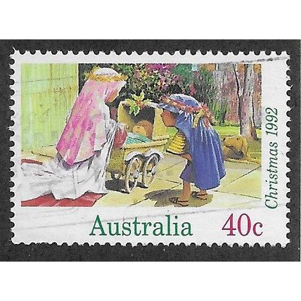 AUS 1992 45c 'CHRISTMAS' FINE USED (EBID68-765)