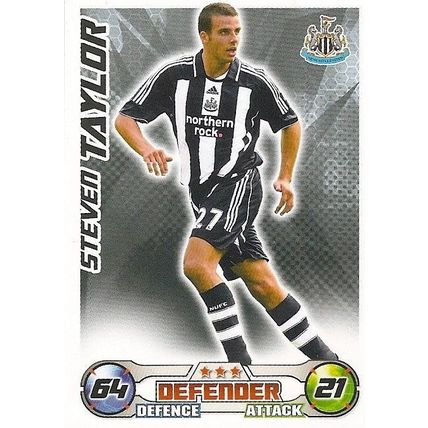 Topps Match Attax 2008/09 Cards: Newcastle United - Defender, Taylor (Steven)