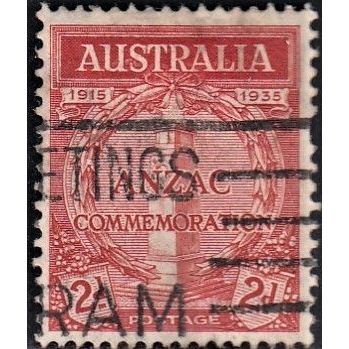AUSTRALIA, 1935 2d Cenotaph, SG 154 (Scott #150), used