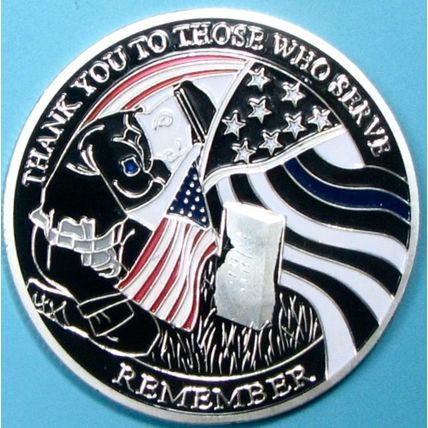 Military Service Thanks. Challenge Coin. Souvenir. 53a.