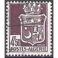 Algérie 1942 Michel 192IIC O Cote (2005) 0.30 € Armoirie Oran