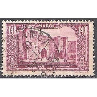 Maroc 1923 Michel 71 O Cote (2005) 0.90 € Porte Bab-el-Mansour Cachet rond