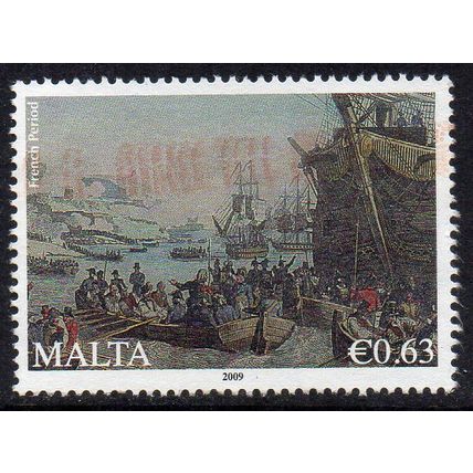 Malta 2009 Definitives - History of Malta - Napoleon's Landing €0,63 Used