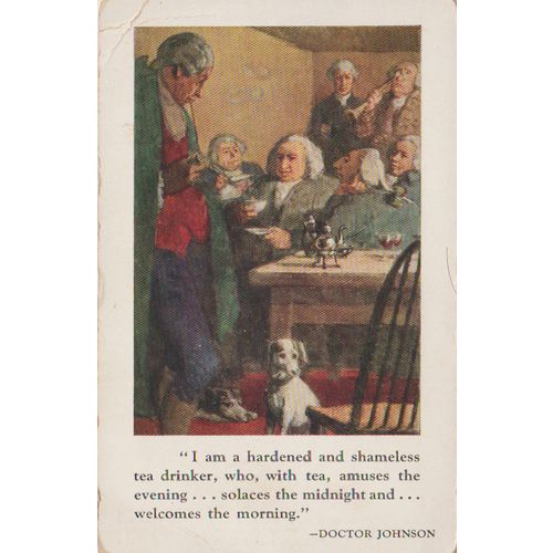 GB circa 1905 Dr Johnson & His Cronies Drink Tea by A J Ruskin Spear see others