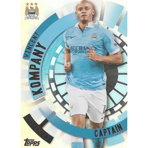 Topps Premier Club 2015/16 Collection: Captain - Manchester City, Kompany