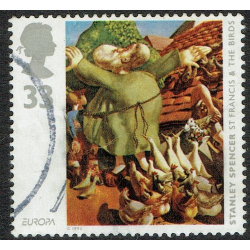 1993 Europa Contemporary Art 33p Multicoloured SG1769 FU