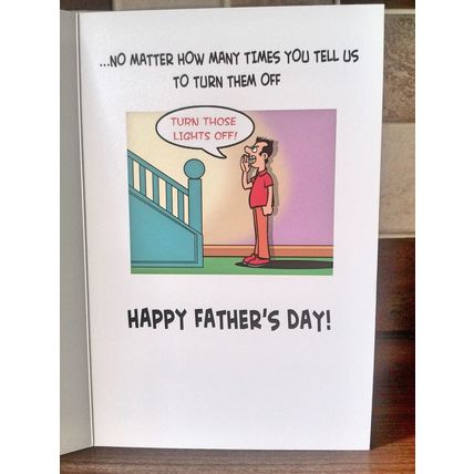 Father's Day Card - Colourful Joke card - 005