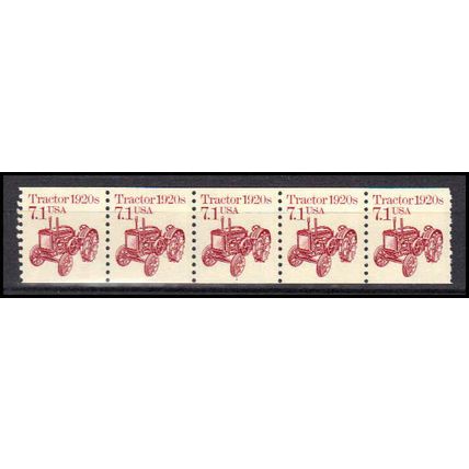 2127 7.1c Tractor Very Fine MNH Dry Gum PNC 1/5 X0685