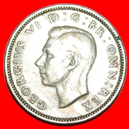 ENGLISH CREST: UNITED KINGDOM★ 1 SHILLING 1950! LOW START★NO RESERVE!