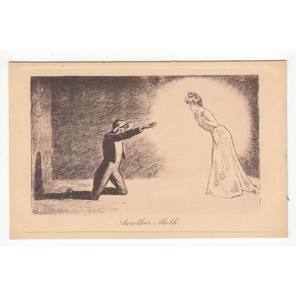 Another Moth James Henderson Pictorial Comedy Postcard 81