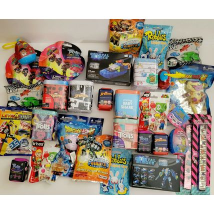 Toy Lot(12) Blind Bags,Tins, Random Rick & Morty-Marvel-Trolls- etc NEW.. Look!