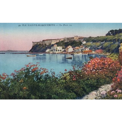 Ile St Sainte Marguerite Le Port French Old Postcard