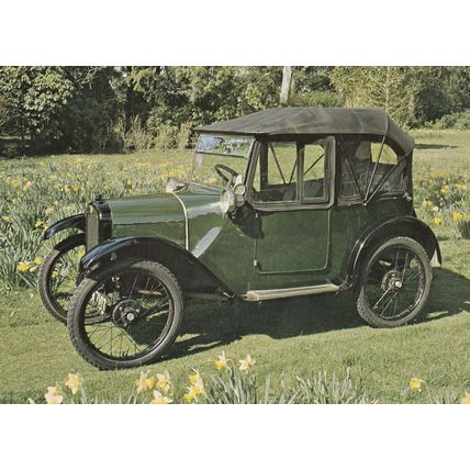 1923 Austin Seven 7 Classic Car Postcard