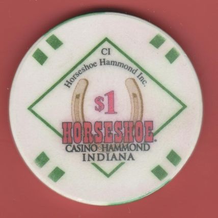 Horseshoe. $! Casino Chip. Hammond, IN. I43.